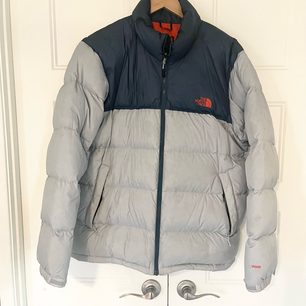 The North Face Men's Color Block Puffer Jacket, Mens XL. EUC.